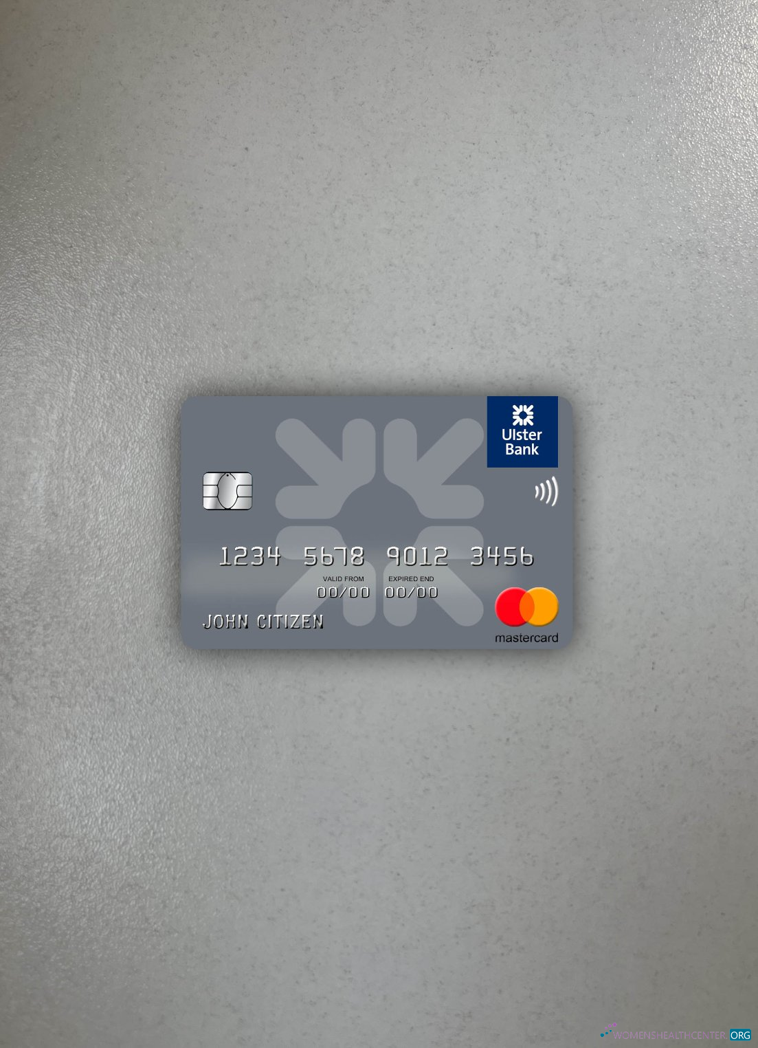 Download Ireland Ulster Bank Ireland mastercard photolook front Photoshop template